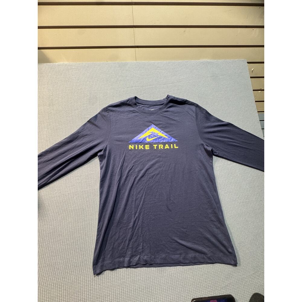 Nike DRI-FIT Men Blue Tee Sz L‎ Brand New
